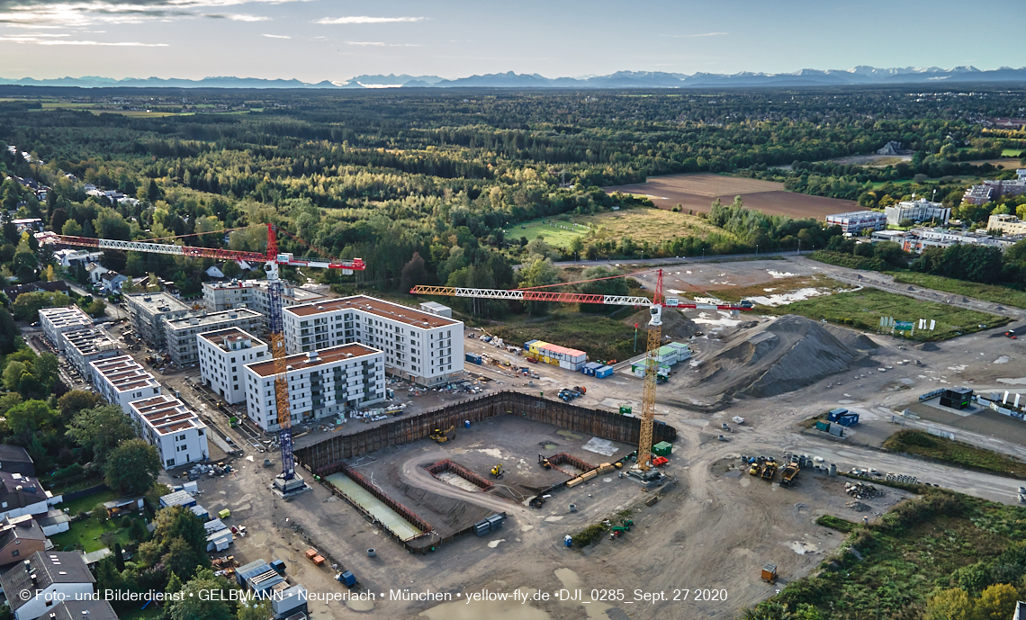 27.09.2020 - Baustelle Alexisquartier in Neuperlach